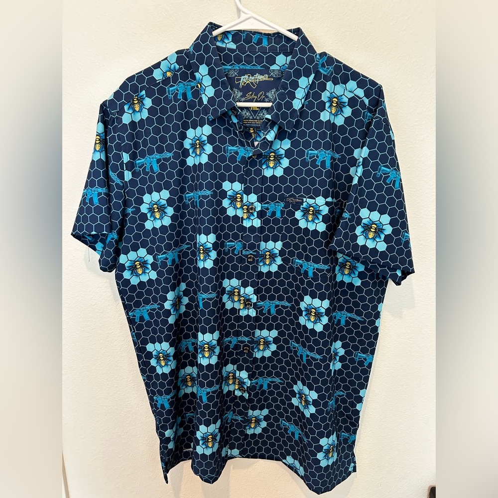Retro Rifle Button Up